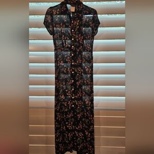 Vintage Black Esprit Dress Sz 3/4